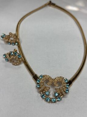 1950s+  Costume set of Demi-Parure jewelry